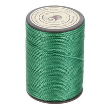 Waxed Cord 0.8mm Dark Green Waxed Polyester Cord 54 Yards String Thread