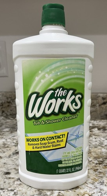 #ad The Works Tub amp; Shower Cleaner for Soap Scum Rust amp; Hard Water Stains 32 Oz $58.00