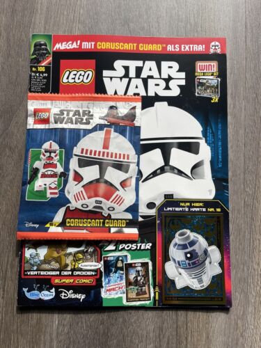Lego Star Wars Coruscant Guard 912403 Comic Magazine Card German - NEW SEALED - Picture 1 of 3