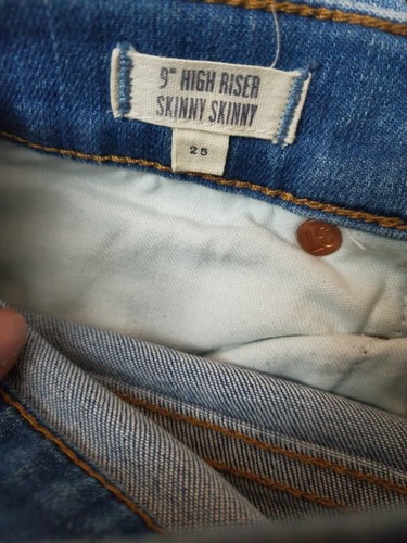Jeans skinny a vita alta Madewell 9 taglia 25 nuovi senza etichette - Foto 6 di 7