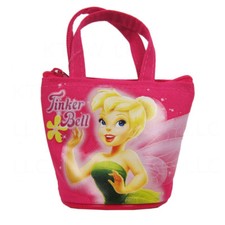 New Tinkerbell Tinker Bell Fashion Hot Pink Mini Hand Bag Coin Bag Purse For Kid
