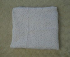 Sumersault Pink White Polka Dots Baby Swaddle Blanket Muslin Cotton Lovey