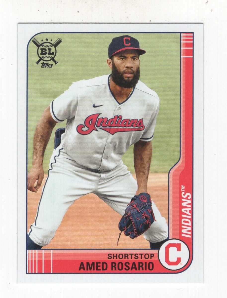 2021 TOPPS BIG LEAGUE BASEBALL AMED ROSARIO CLEVELAND INDIANS #83