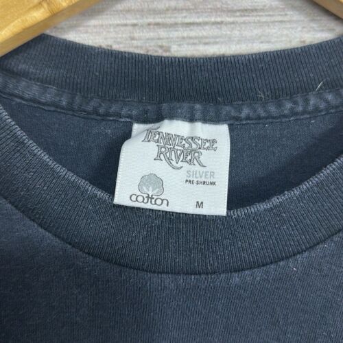 Vintage Harley Davidson Tennessee River Silber Motorrad T-Shirt Funwear M - Bild 3 von 4