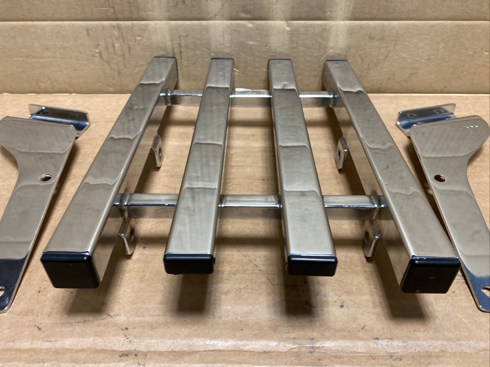Harley Davidson FXR Chrome 4Channel Luggage Rack 5646483 eBay
