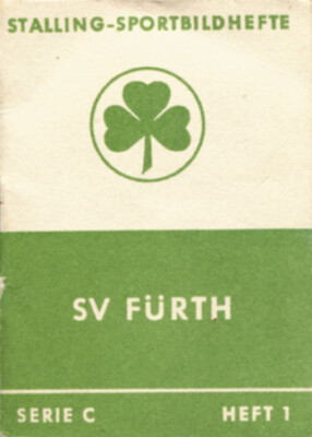 Stalling-Sportbildhefte SV Fürth Mini-booklet Saison 1949/50