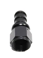 BLACK AN12 12AN AN-12 Straight Push On/ Push Lock Hose End Fitting Adapter