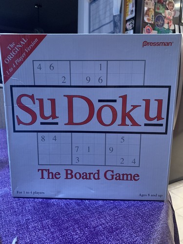 The Original Sudoku Board Game by Pressman Open Box Rare Version New Condition - Picture 2 of 5