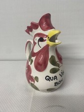 Vintage poterie pichet de coq peint à la main en porcelaine ou céramique ?