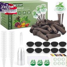 161 Pcs Seed Pod Kit for Aerogarden, Plant Seed Starter Sponges Kit for Hydropon 0.19 per gallon