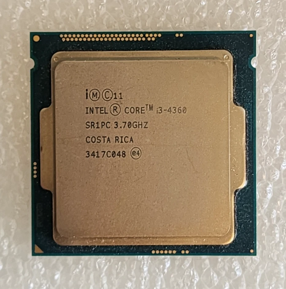 *Lote de 3* Procesador CPU INTEL CORE i3-4360 SR1PC 3,70 GHz Socket 1150 OEM Foto 3 de 4