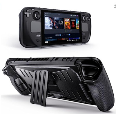 Steam Deck Case Benazcap 2021 Release, Full Body TPU+PC Protective Cover NIB