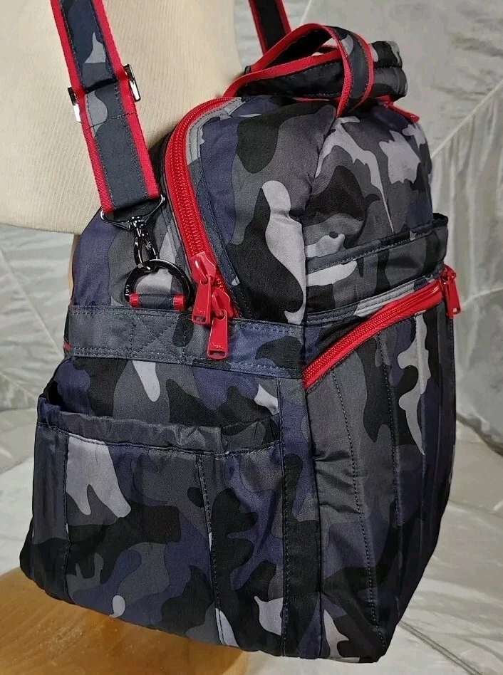 Bolso organizador grande Lug Boxer camuflaje gimnasio/durante la noche/yoga/picnic/bebé Foto 3 de 4