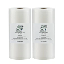 Two 8x50 Rolls Food Magic Seal Vacuum Sealer Food Storage Bags! Great $$ Saver