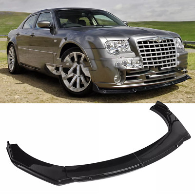 For Chrysler 300C SRT8 300M 200 Front Bumper Lip Spoiler Splitter Gloss Black US