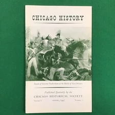 vtg Chicago History Magazine Chicago Historical Society 1947 Ntl Baseball League