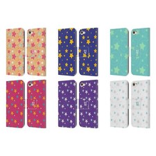 HEAD CASE DESIGNS STARS PATTERNS LEATHER BOOK CASE FOR APPLE iPOD TOUCH MP3