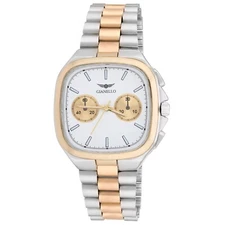 Gianello Square Fusion 42 Square Link Bracelet Watch