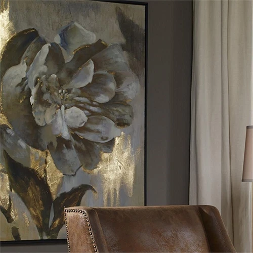 Uttermost Dazzling Contemporary Wood and Acrylic Floral Art in Multi-Color - Picture 5 of 6