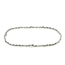 Chanel Gürtel Gürtel Silber Velvet T75/80 Timeless Classique