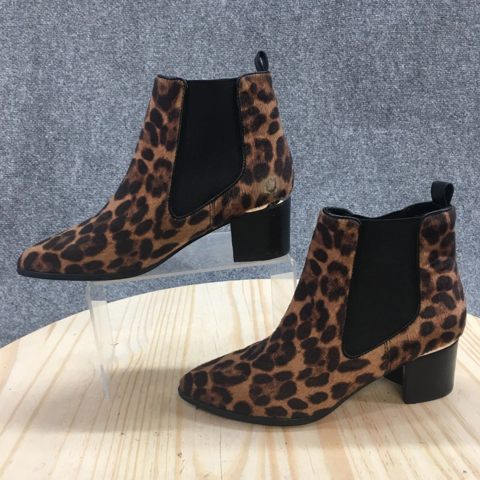 Nine West ботинки женщин 6 М WNTAYEP2 ботинок леопард печать повседневный блок каблуки - Изображение 2 из 4