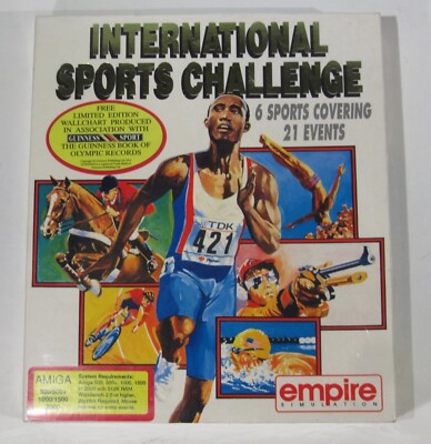 Empire International Sports Challenge Spiel für Commodore Amiga OVP Sealed 1992