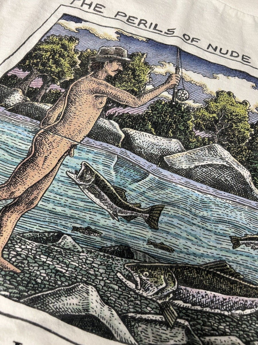 Vintage 90s Rollo Trout The Perils Of Nude Fly Fishing 1993