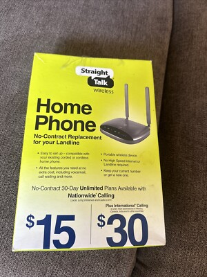 Straight Talk Wireless Home Phone Landline Station - Gray 