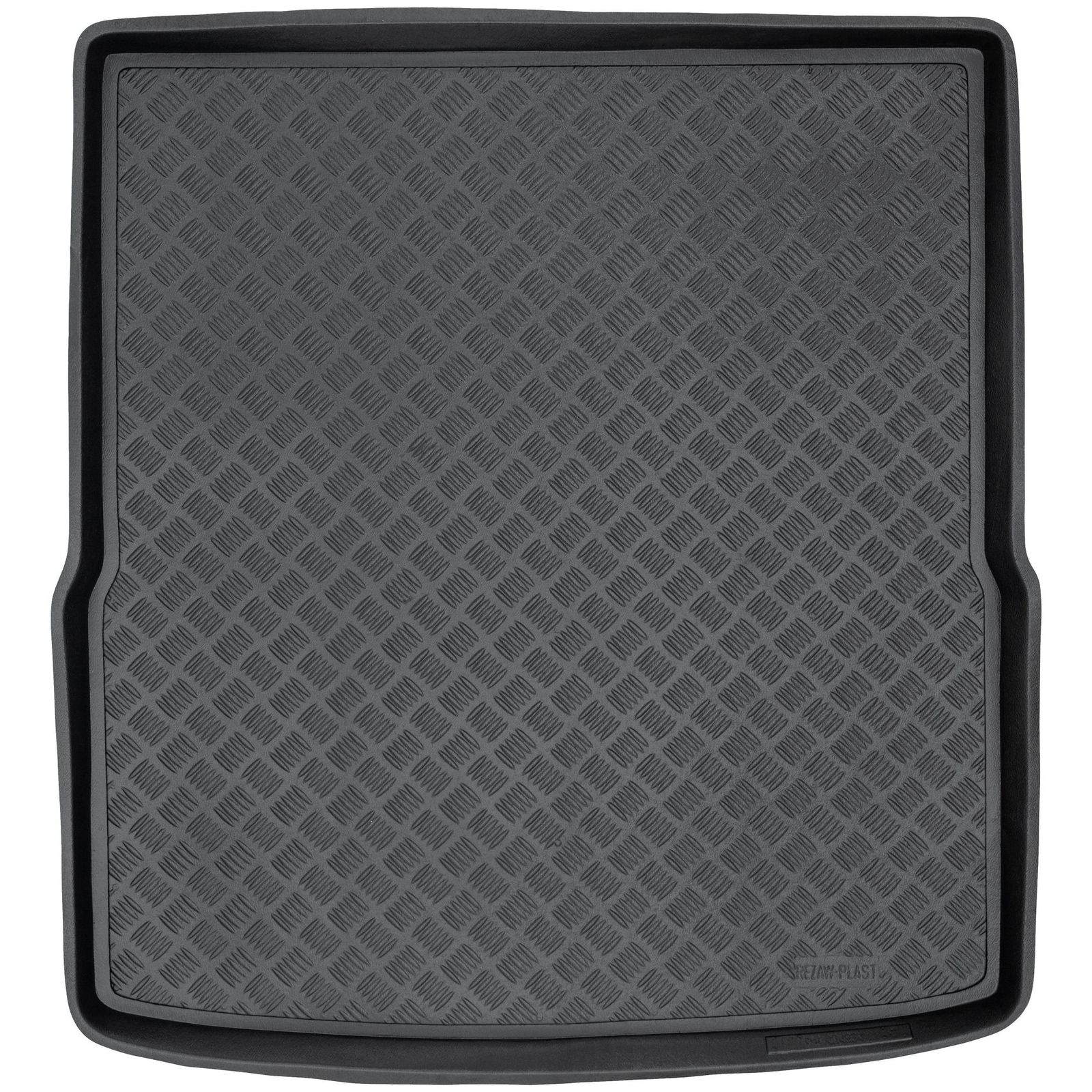 Tapis de coffre Rezaw-Plast en PVC noir pour Volkswagen Passat B6 2005-2010
