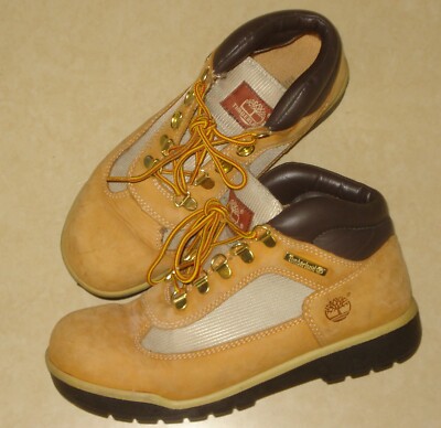 Timberland Boys OR LADIES Wheat Leather Waterproof Field Boots Size 5.5