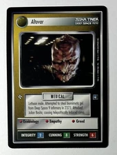 STAR TREK CCG DS9 RARE CARD ALTOVAR STCCG NEVER PLAYED
