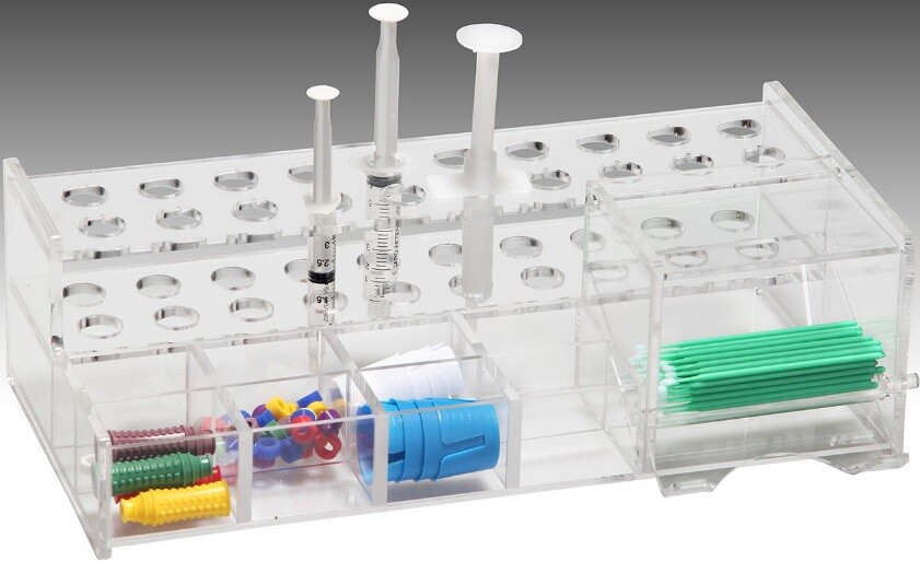 Premium Dental Composite Organizer & Etch Syringe Holder, Holds Upto 30 Syringe eBay