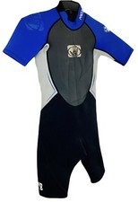 BODY GLOVE PRO3 Spring Suit Shorty Neoprene Wetsuit 2.1mm Density Junior Size 14