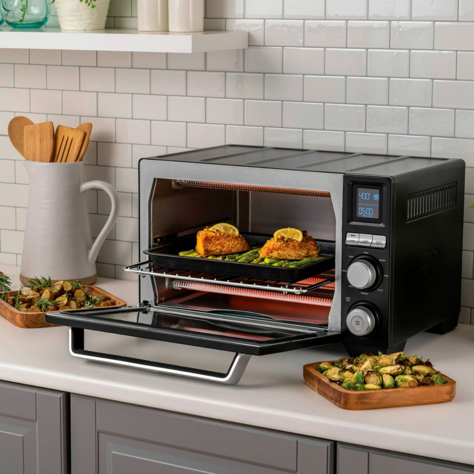 calphalon air fry countertop oven