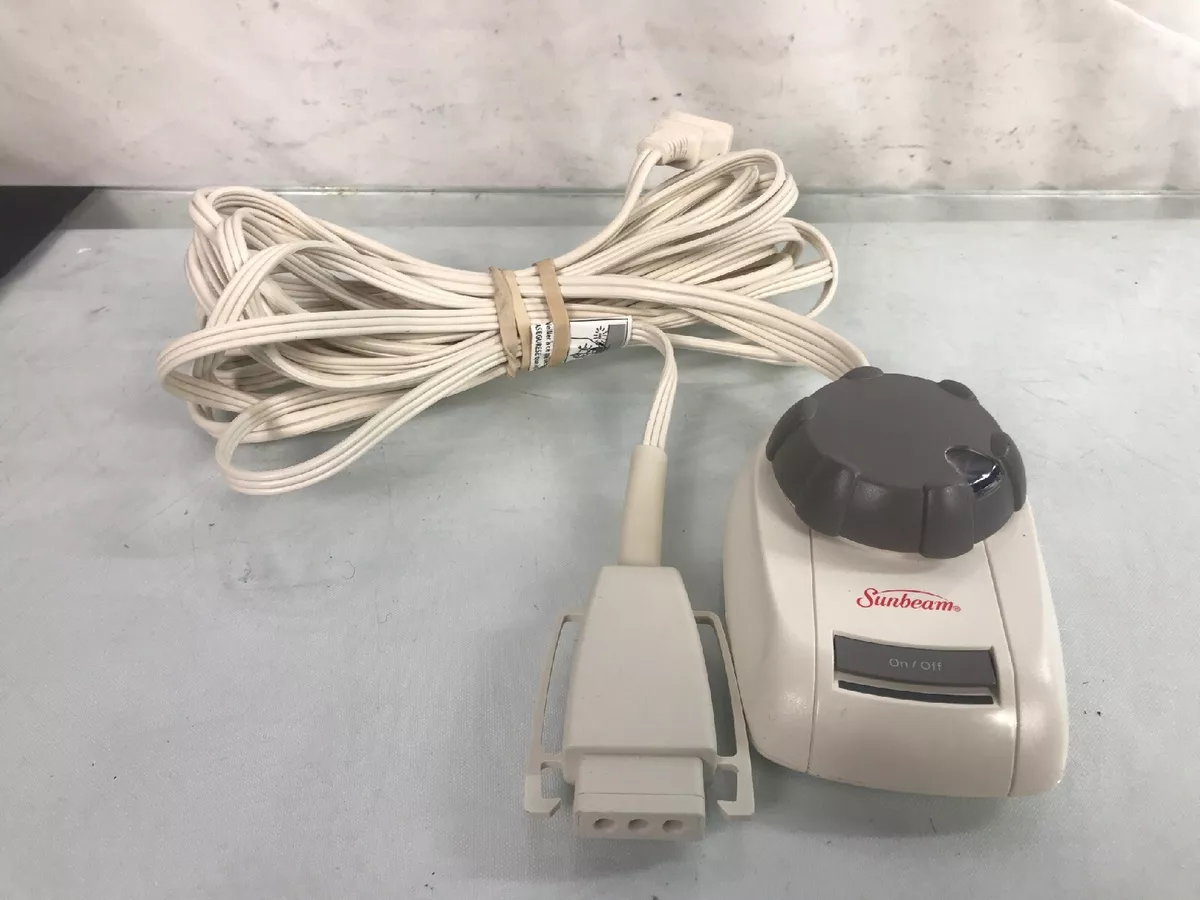 Sunbeam N31 G2 S Style J85D Electric Blanket Control Cord 3 Prong