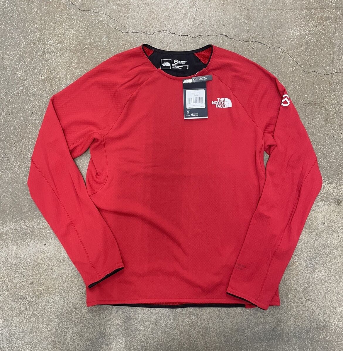 North Face Summit Series FutureFleece Crew Neck TNF Red Mens North Face Summit Series FutureFleece Crew Neck TNF Red Mens