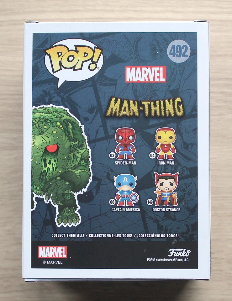 Funko Pop Marvel Man-Thing SDCC + Free Protector - Image 3 of 4