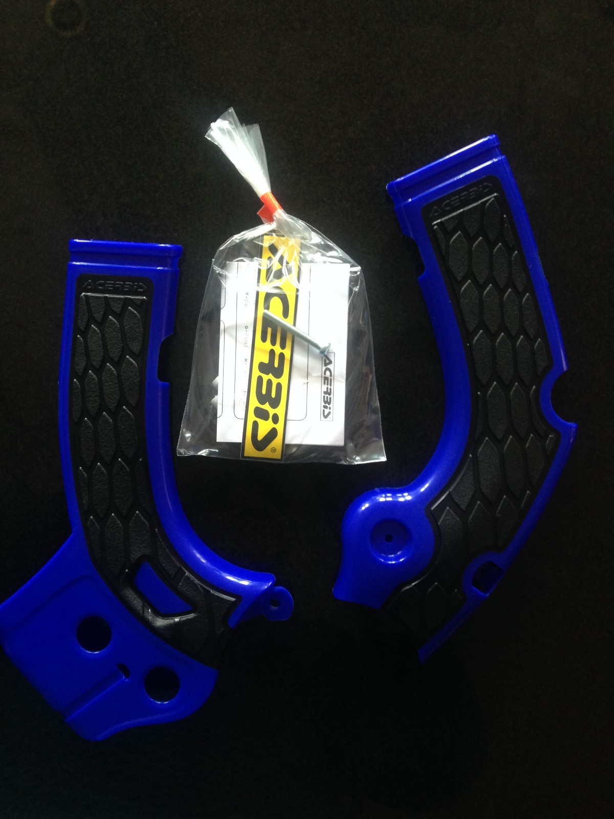 YAMAHA WRF 450  2016-2018  ACERBIS BLUE FRAME GUARDS PROTECTORS