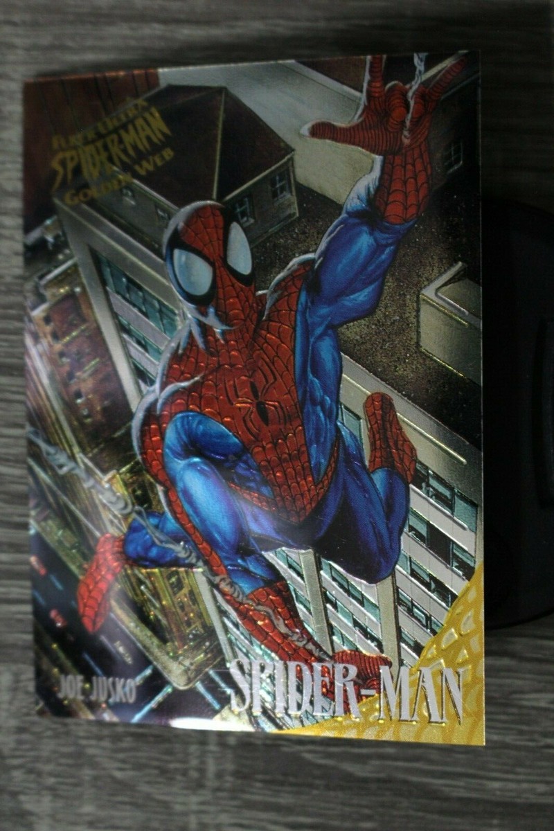 SPIDER-MAN - 1995 Fleer Ultra - Golden Web - Card #7 of 9 [NM-M