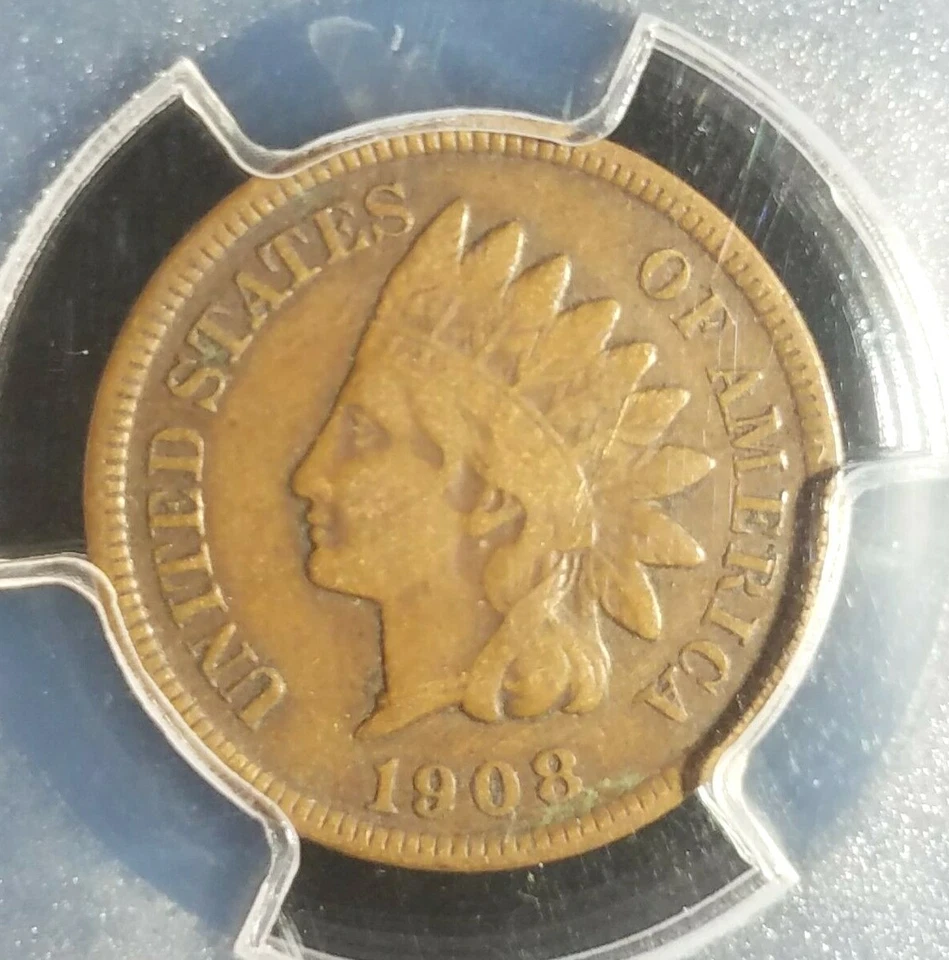 1908-S Indian Head Cent PCGS VF20 2232.20/84060803 Exquisite Coin Rare - Image 3 of 4