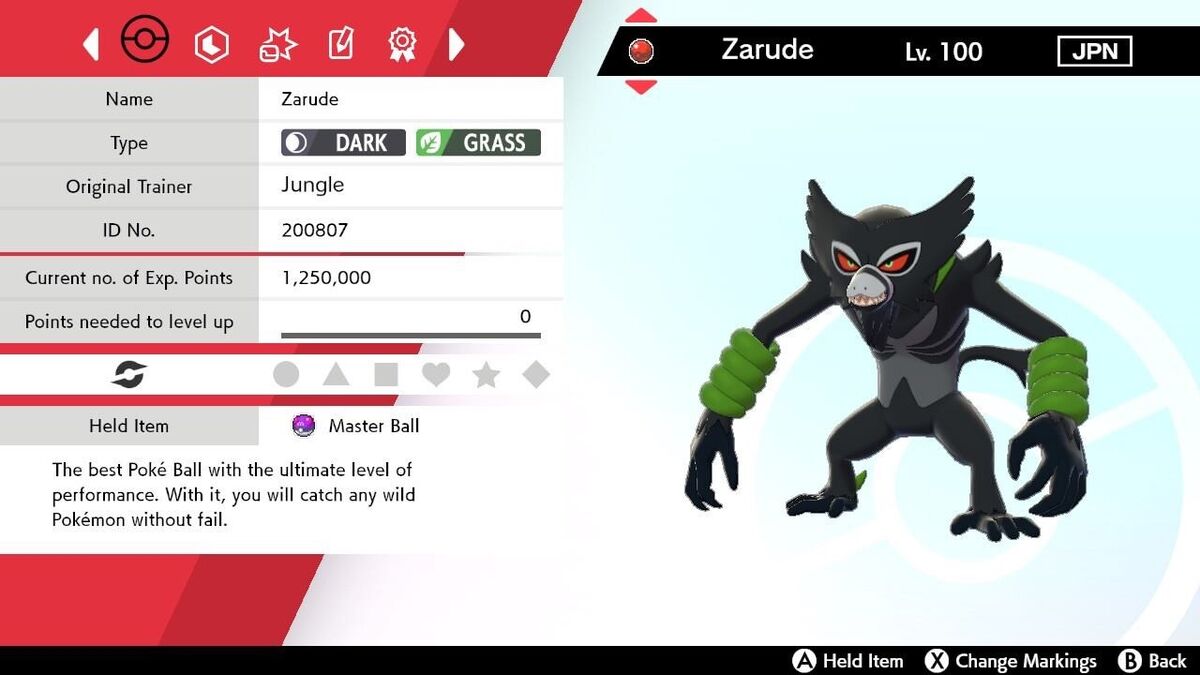 Pokemon #2893 Shiny-Zarude Shiny Picture - For Pokemon Go Players