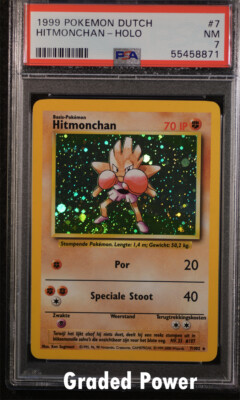 Base Set 1st Edition Spanish Hitmonchan SPANISH PSA 6 HOLO (8896