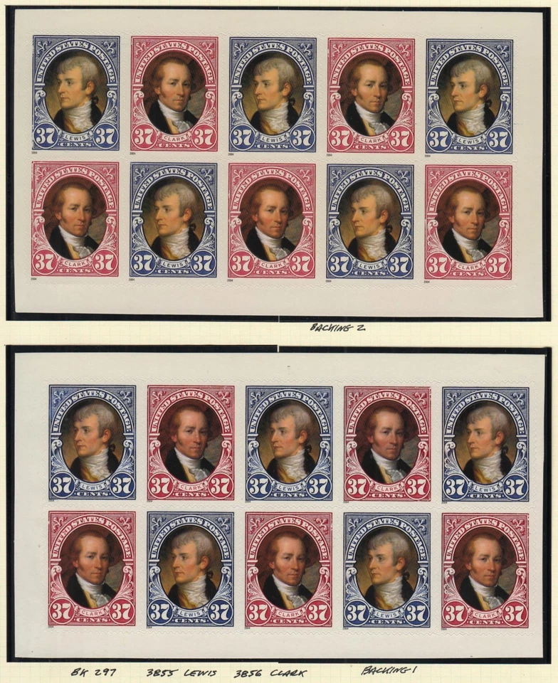 2004 Lewis & Clark Expedition 37c MNH BOOKLET Sc BK297 with 2 panes of 3856b - Image 2 of 3