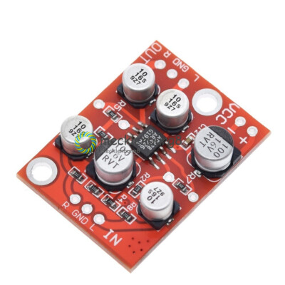 DC 3.7-15V AD828 Preamp Power Amplifier Board Microphone Preamp Module