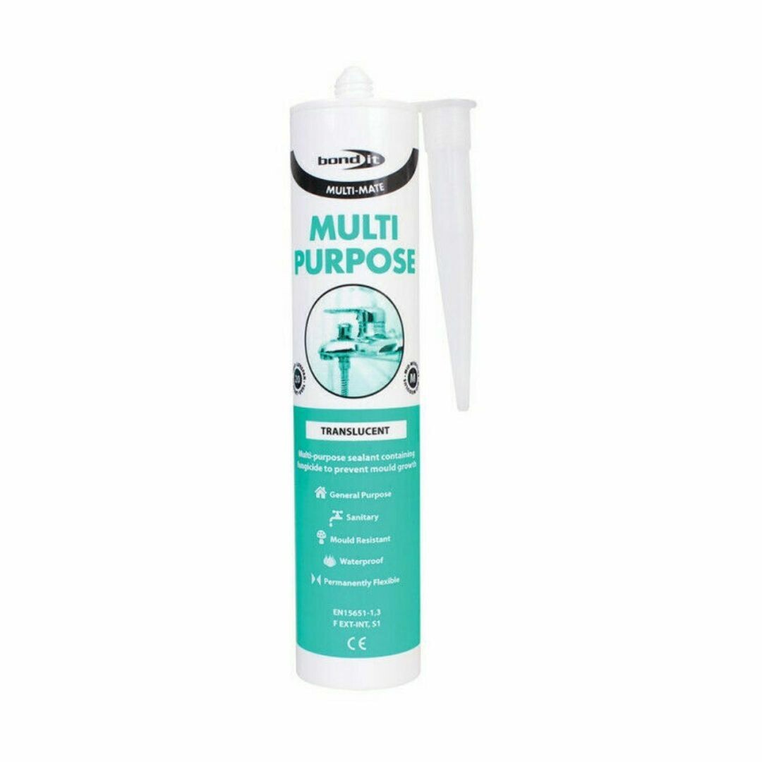 Multi Purpose Silicone Sealants waterproof Mould Resistant Translucent
