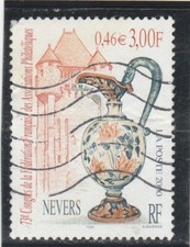 L6743 FRANCE TIMBRE N° Y&T 3329 de 2000 " Nevers Aiguiere en faience  " Oblitéré