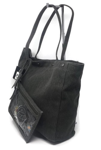Steve Madden Beaston Tote Handbag with Sew-on Patches - MSRP $78 - Picture 3 of 6