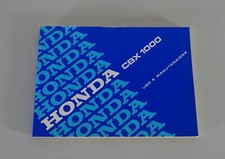 Use and Maintenance Honda CBX 1000 Stand 1981