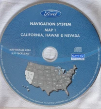 05 06 Ford Expedition GPS Navigation Disc Map 1 CA NV Hawaii 5L1T-18C912-AA