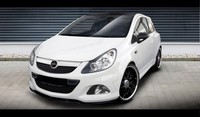 Schwarze Spoilerlippe Frontspoiler Spoiler Diffusor Ansatz Opel Corsa D Opc Cup
